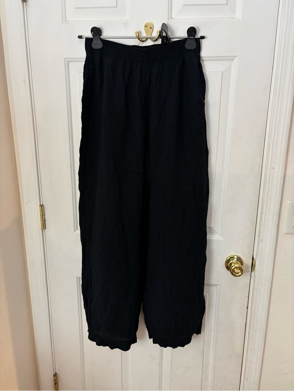 Abercrombie & Fitch Black Wide Leg Pants